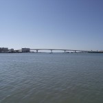 Distant view of Clearwater Memorial Causeway Bridge