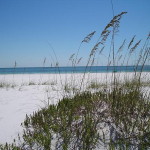 Fort Pickens - Looking south over Gulf