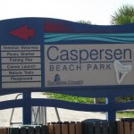 Venetian Waterway Park - Caspersen Beach Park Sign