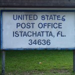 Withlacoochee State Trail - Istachatta Post Office Sign