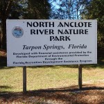 Main Entrance Sign for N. Anclote River Nature Park