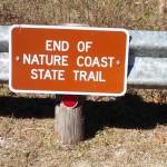 Nature Coast State Trail - Trail End Sign Cross City