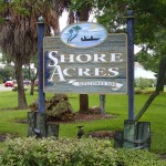 Shore Acres Welcome Sign