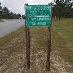 Withlacoochee State Trail - Citrus Springs Trailhead Sign