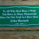 Withlacoochee State Trail - John Barnett Sign