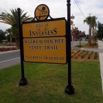 Withlacoochee State Trail - Inverness Trailhead Sign