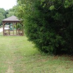 Withlacoochee State Trail - Gazebo and Railroad Marker