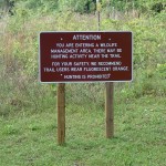 Withlacoochee State Trail - Mixed Message Sign